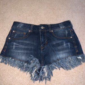 Altar'd State Distressed Jean Shorts